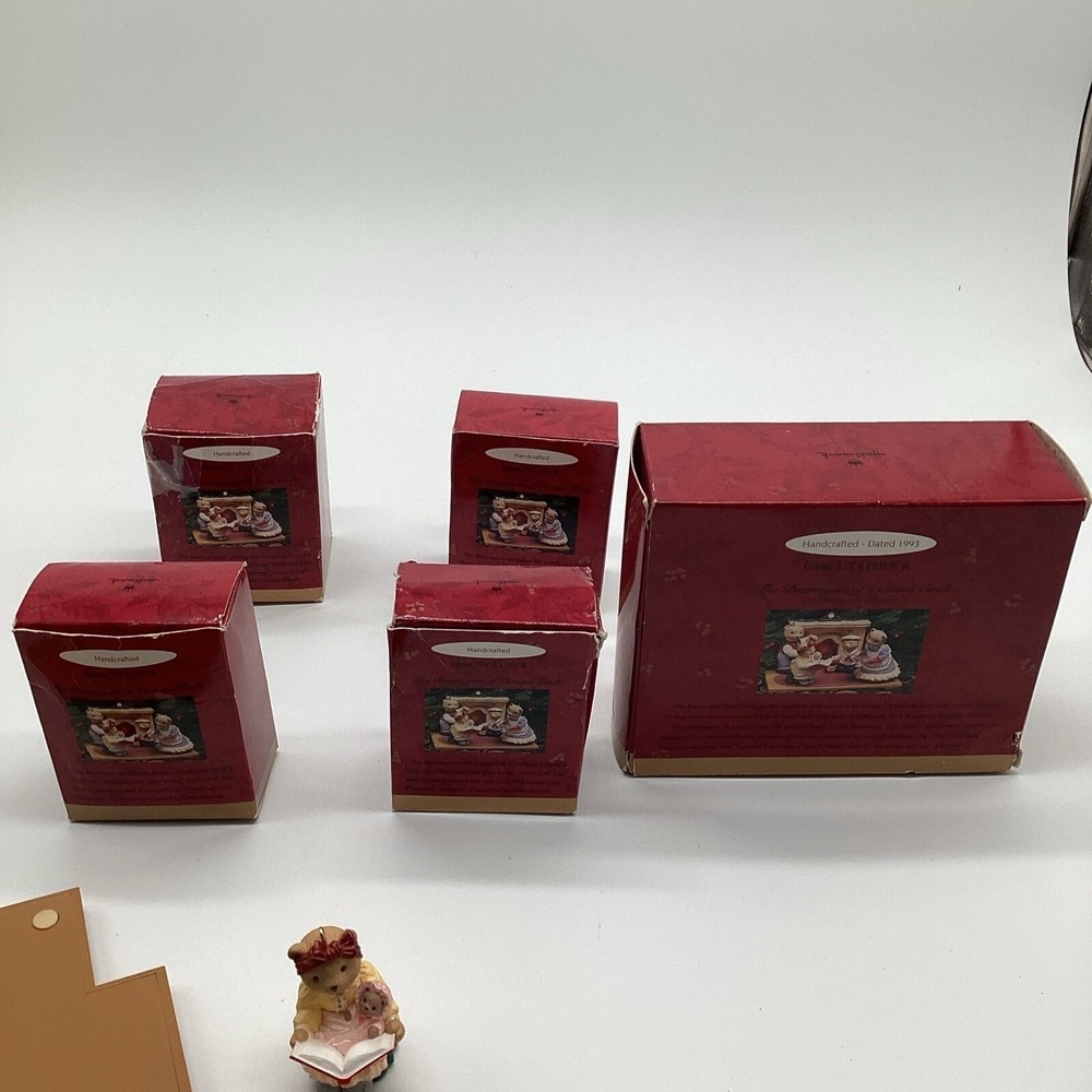 Hallmark Keepsake 1993 The Night Before Christmas Teddy Bear Light Up Ornament - Picture 11 of 14
